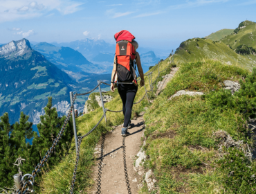 Alpenverein OEAV Chůze v horách: 4 tipy pro lepší techniku a jistotu v kroku