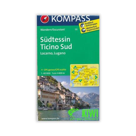 mapa Kompass 111 Südtessin Locarno Lugano alpenverein oeav.cz edelweiss