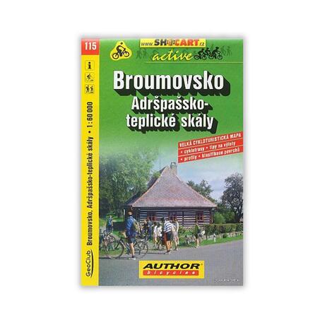 mapa shocart 115 Broumovsko Adrspassko-teplicke skaly alpenverein oeav.cz edelweiss