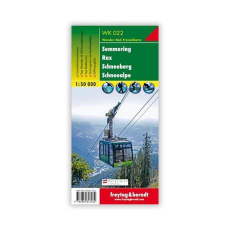 mapa WK 022 Semmering Rax Schneeberg alpenverein oeav.cz edelweiss