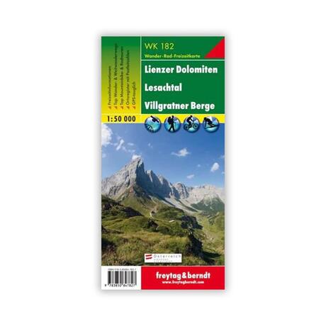 mapa WK 182 Linzer Dolomiten Lesachtal alpenverein oeav.cz edelweiss