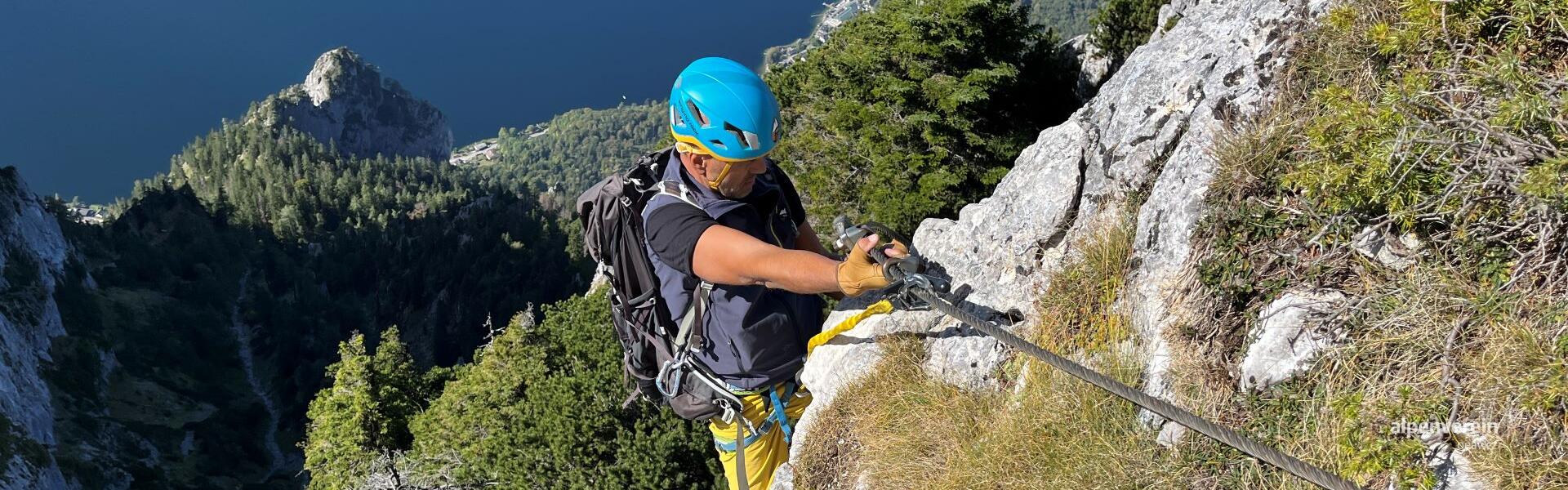 Alpenverein OEAV.CZ Traunsee Klettersteig