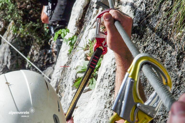 Alpenverein via ferrata bezpečnost