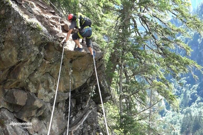 alpenverein, oeav, ferraty, nasenwand klettersteig rakousko