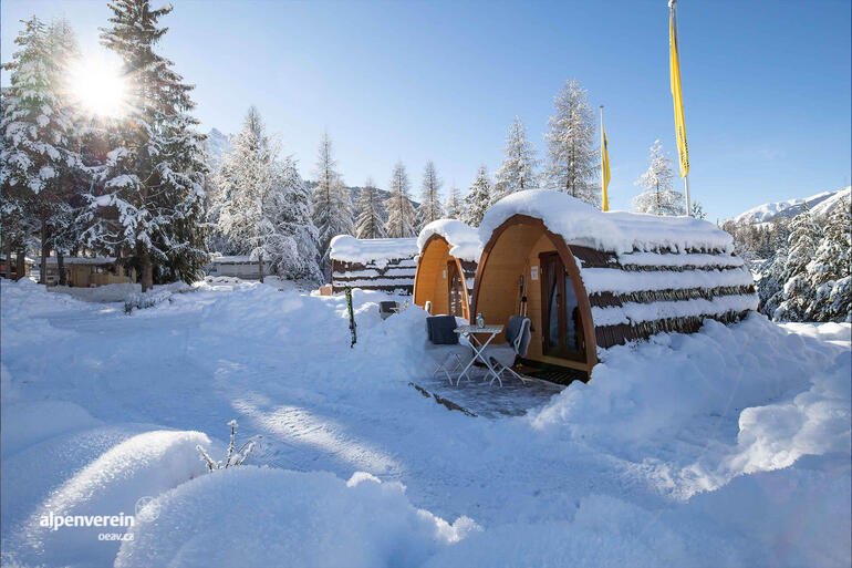 Wintercamping TCS Scuol Alpenverein OEAV.CZ