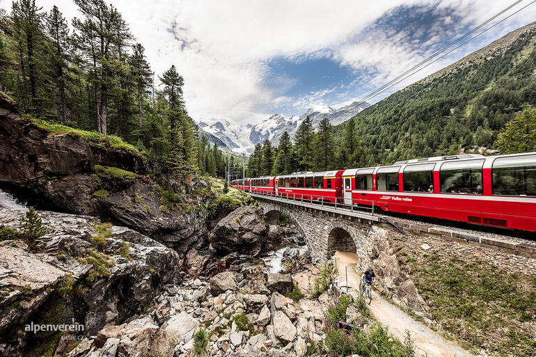 Rhétská dráha UNESCO Alpenverein OEAV.CZ