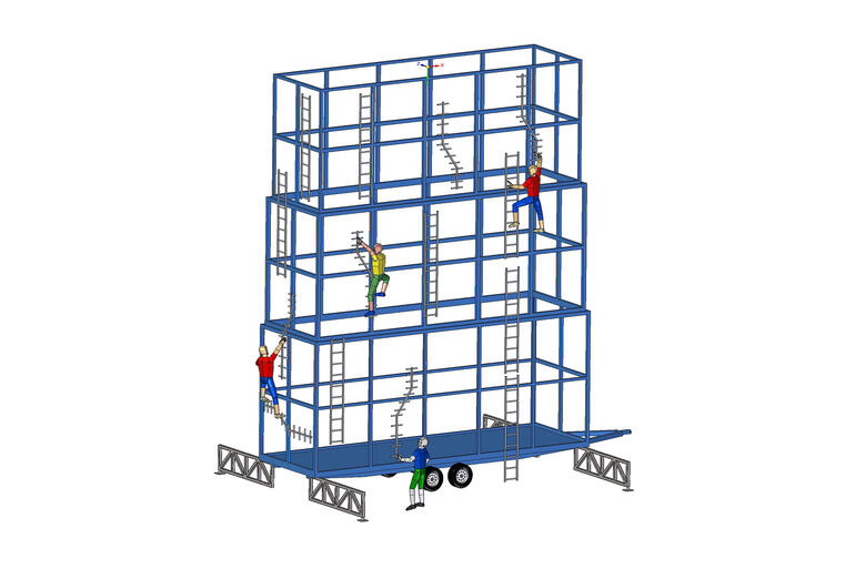 V pavilonu F vyroste ferratová hora
