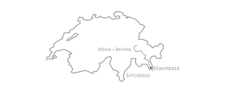 Alpenverein edelweiss OEAV.CZ bernina express mapa
