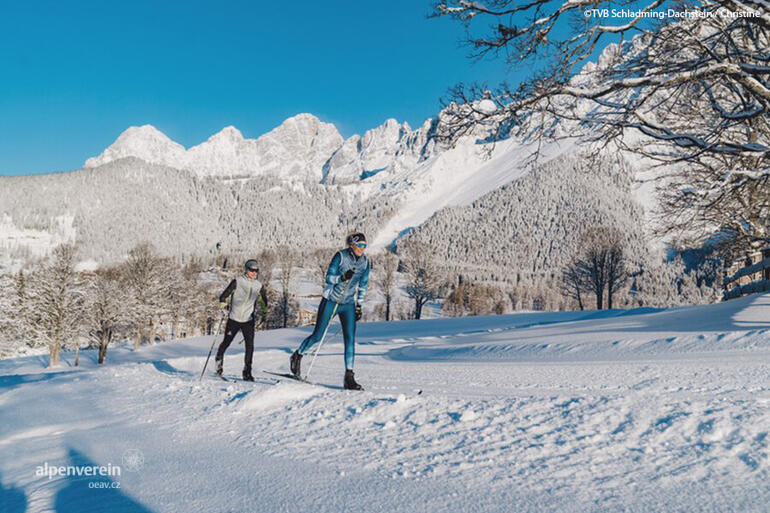 Alpenverein edelweiss OEAV.CZ schladming dachstein běžky