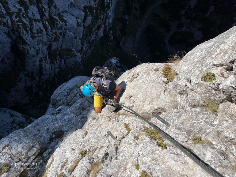 Alpenverein OEAV.CZ Traunsee Klettersteig
