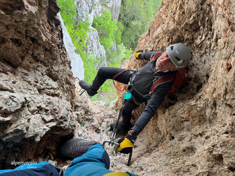 Alpenverein OEAV.CZ Wildenaursteig Klettersteg