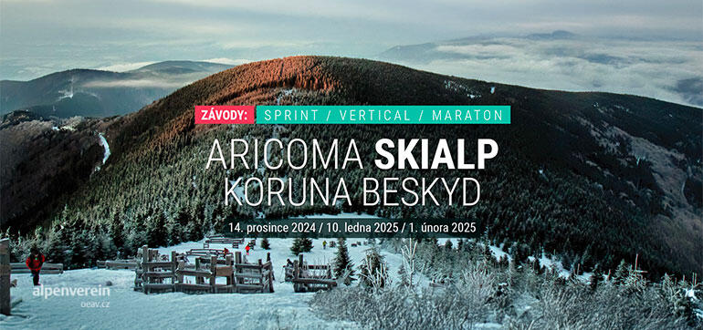 Alpenverein OEAV Závod X. ročník ARICOMA Skialp Koruna Beskyd